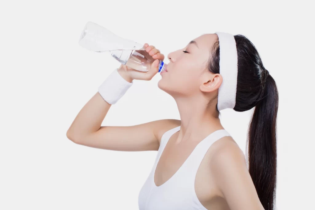 Girl Drinking Water