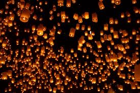 Floating lanterns