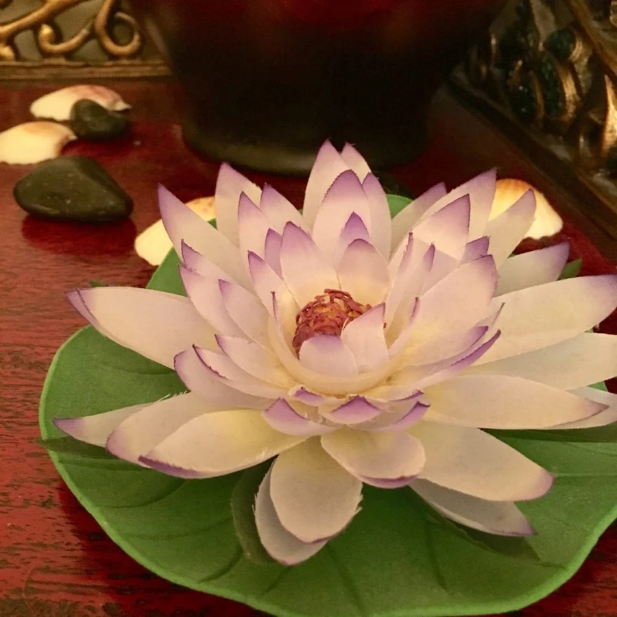 Flower in Brown Table