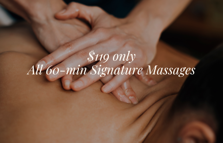 25% Off 60-min Signature Massages